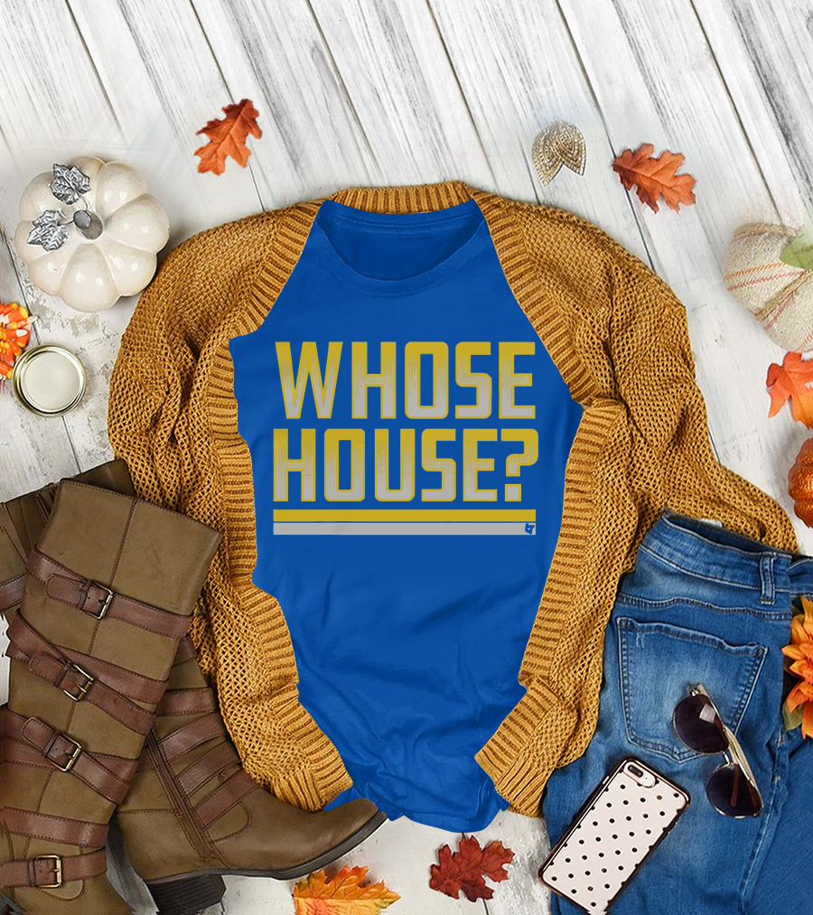 Los Angeles Rams Whose House Blue T-Shirt