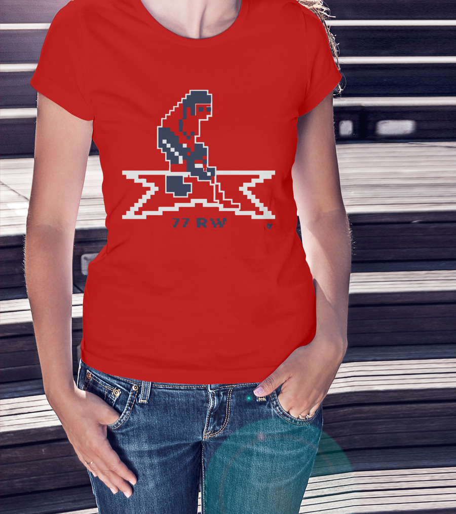 T.J. Oshie 77 RW Throwback Hockey Pixel T-Shirt