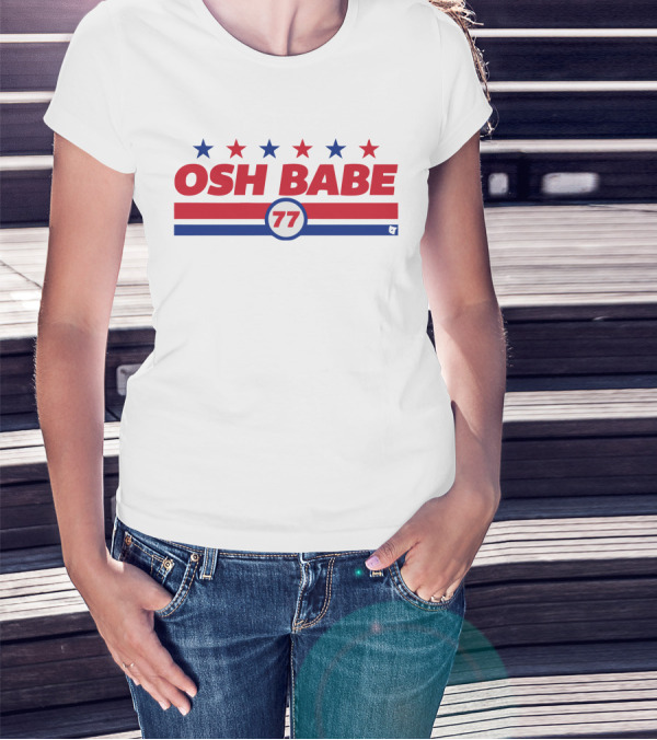OSH BABE 77 Stars Stripes T.J. Oshie T-Shirt