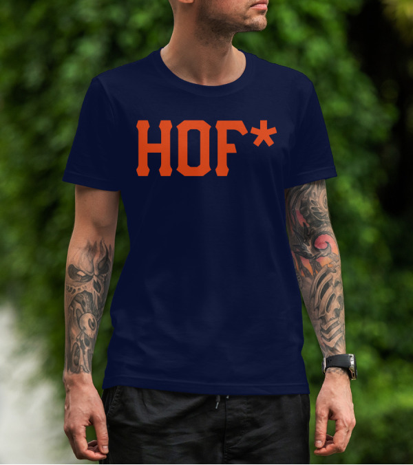 HOF* Navy Orange T-Shirt