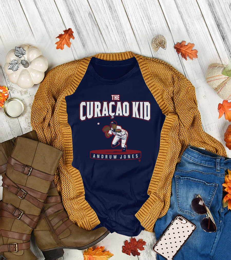 The Curaçao Kid Andruw Jones Baseball Player T-Shirt