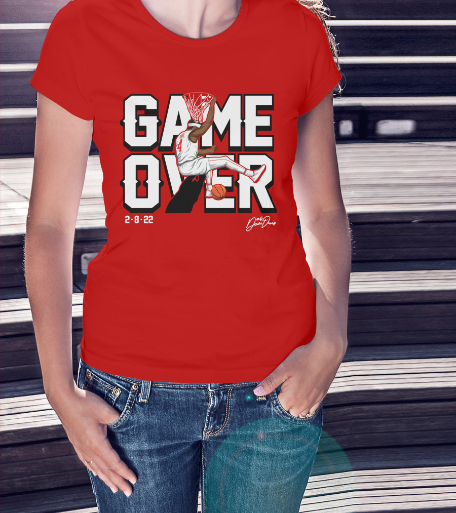 Davonte Devo Davis Game Over Dunk 2-8-22 Signature T-Shirt