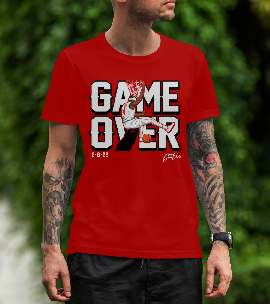 Davonte Devo Davis Game Over Dunk 2-8-22 Signature T-Shirt