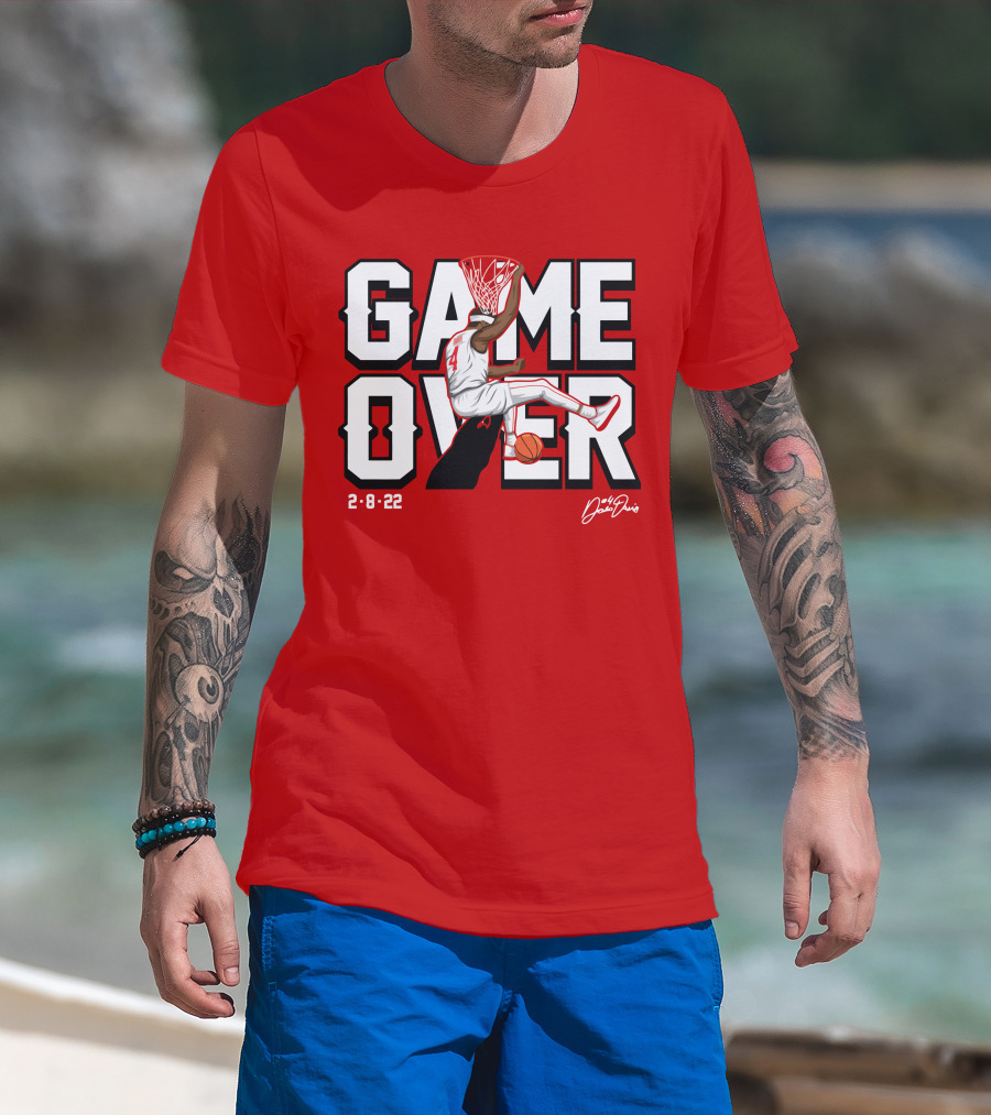 Davonte Devo Davis Game Over Dunk 2-8-22 Signature T-Shirt