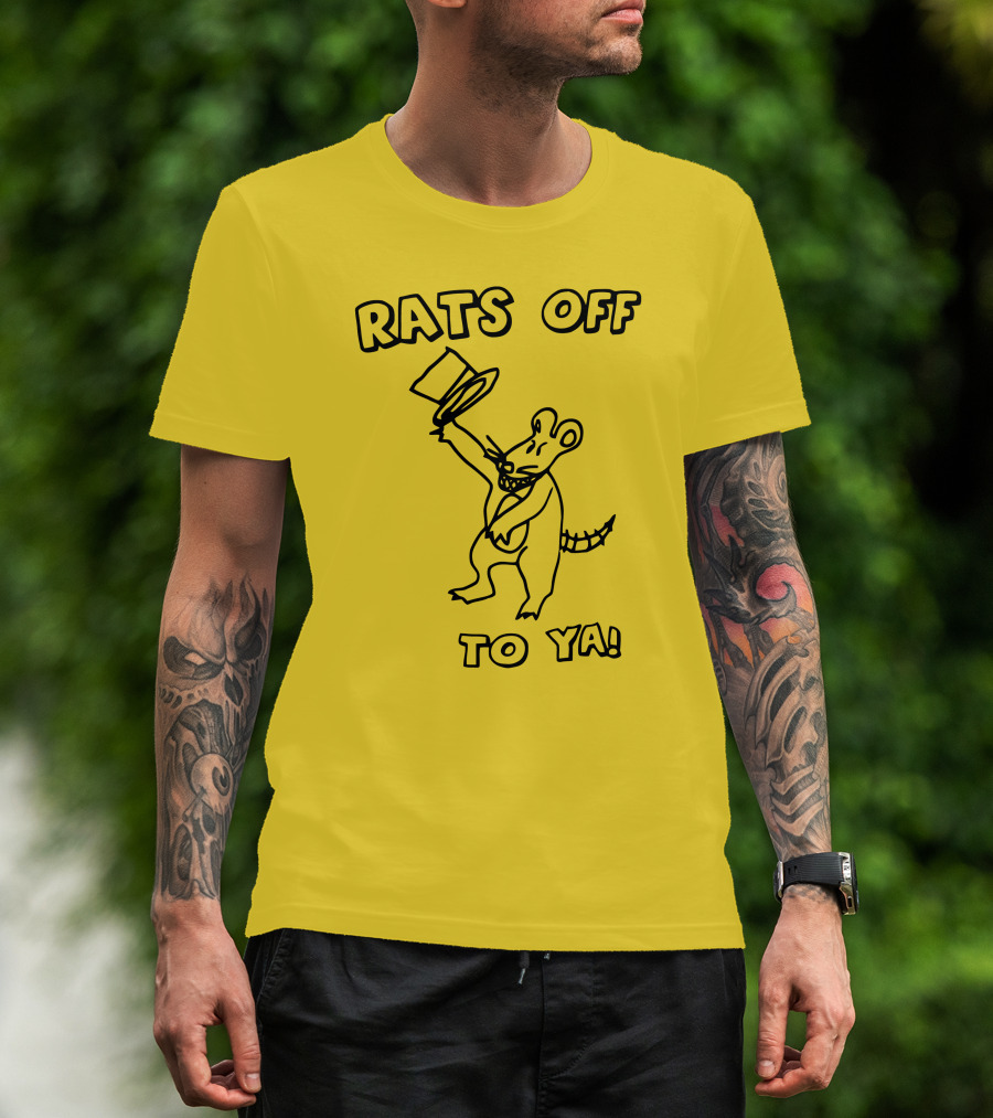Rats Off To Ya Dancing Rat Top Hat T-Shirt