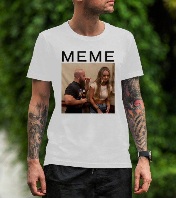 MEME John Silver Bottle Bearded Conversation T-Shirt