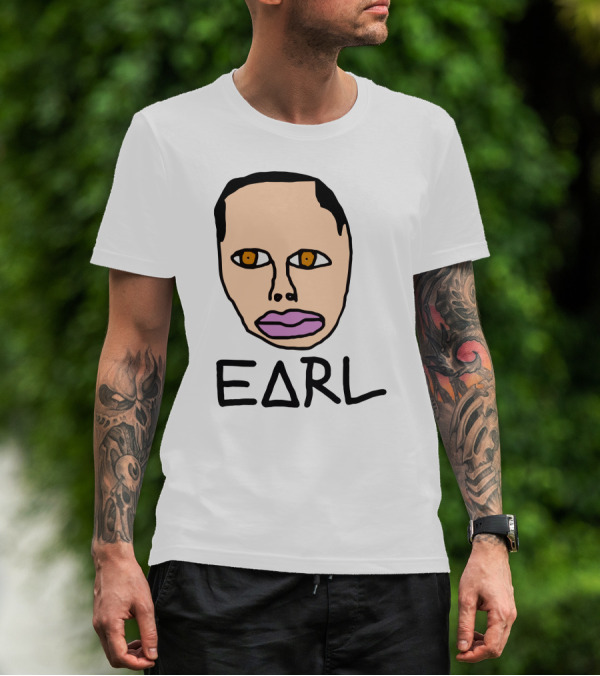 Earl Sweatshirt Odd Future Free Earl Face Drawing T-Shirt