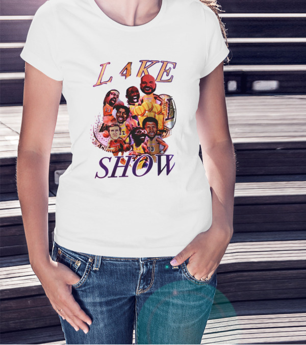 L4KE SHOW LeBron James Laker Legends T-Shirt