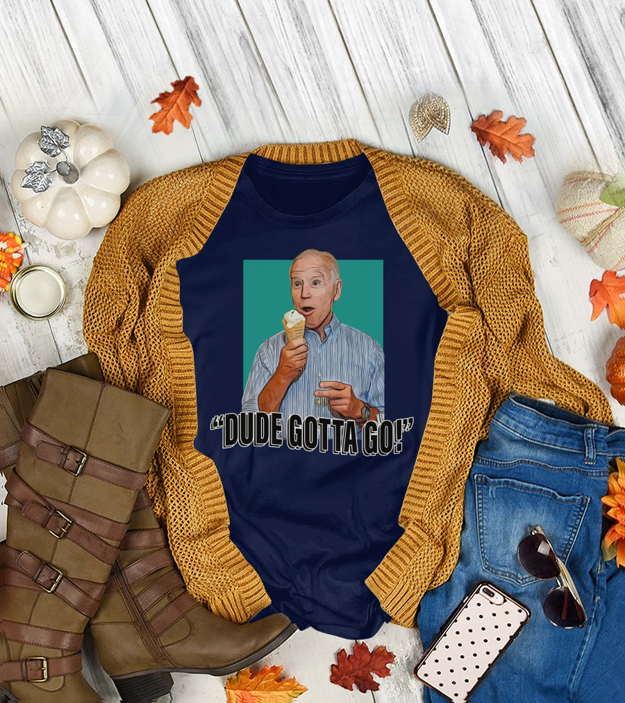 Dude Gotta Go Ice Cream Reaction T-Shirt