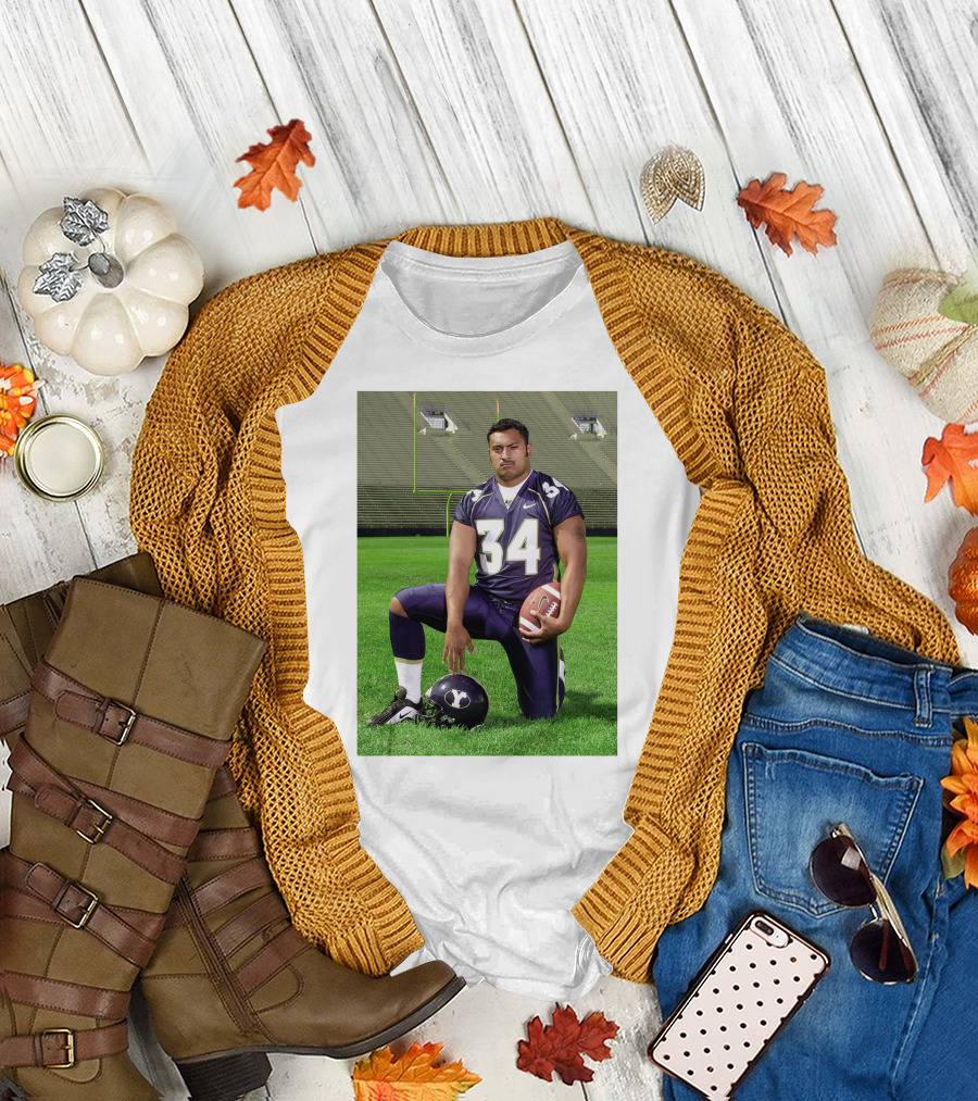 Lane Lunt Kalani BYU Football 34 T-Shirt