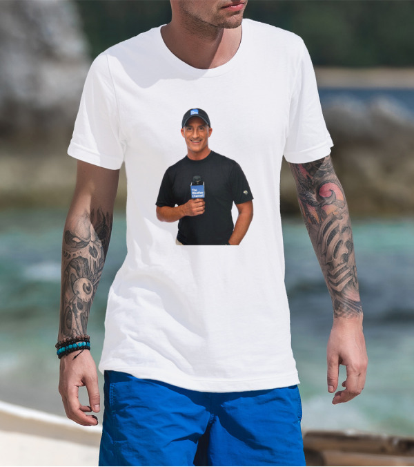 Jim Cantore The Weather Channel Mic And Cap T-Shirt