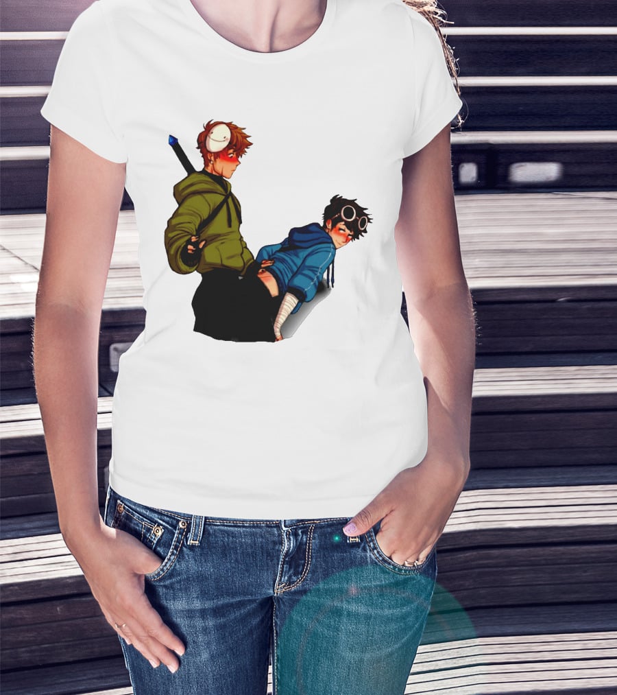 DreamNotFound Fanart Characters Fantasy Hoodie Sword Virtual Goggles T-Shirt