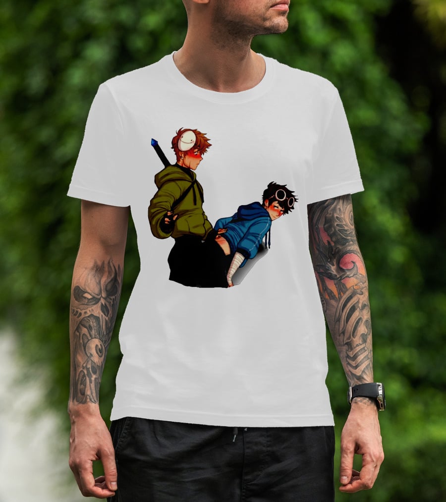 DreamNotFound Fanart Characters Fantasy Hoodie Sword Virtual Goggles T-Shirt