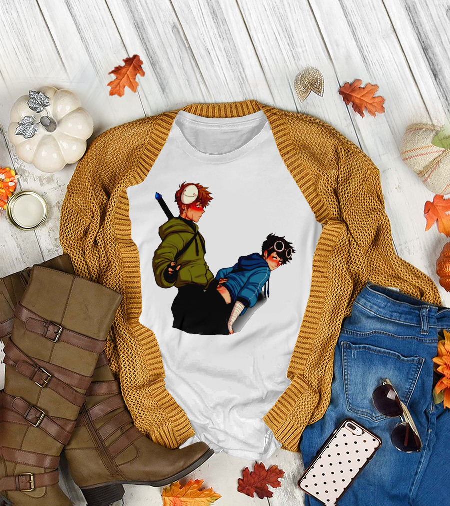 NSFW DNF Dream Team Blushing Character T-Shirt