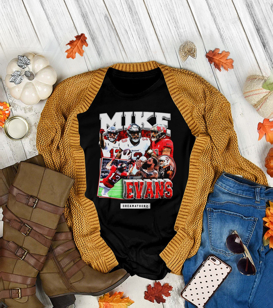 MIKE EVANS DREAMATHON FOOTBALL PHOTOS COLLAGE T-Shirt