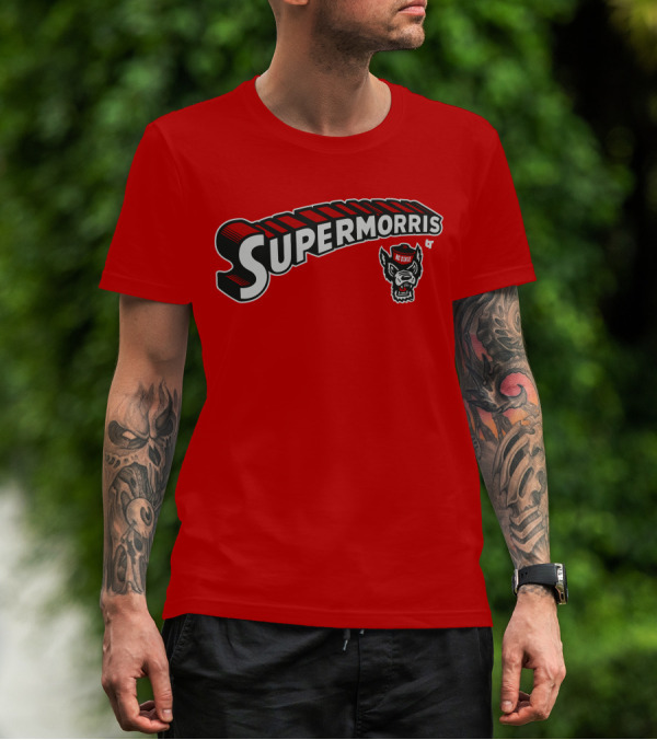 NC State Football SuperMorris Wolfpack Iconic Spirit T-Shirt