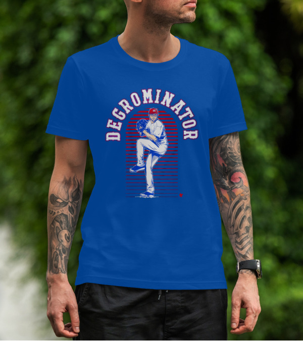Degrominator Jacob DeGrom Baseball Pitching 48 T-Shirt
