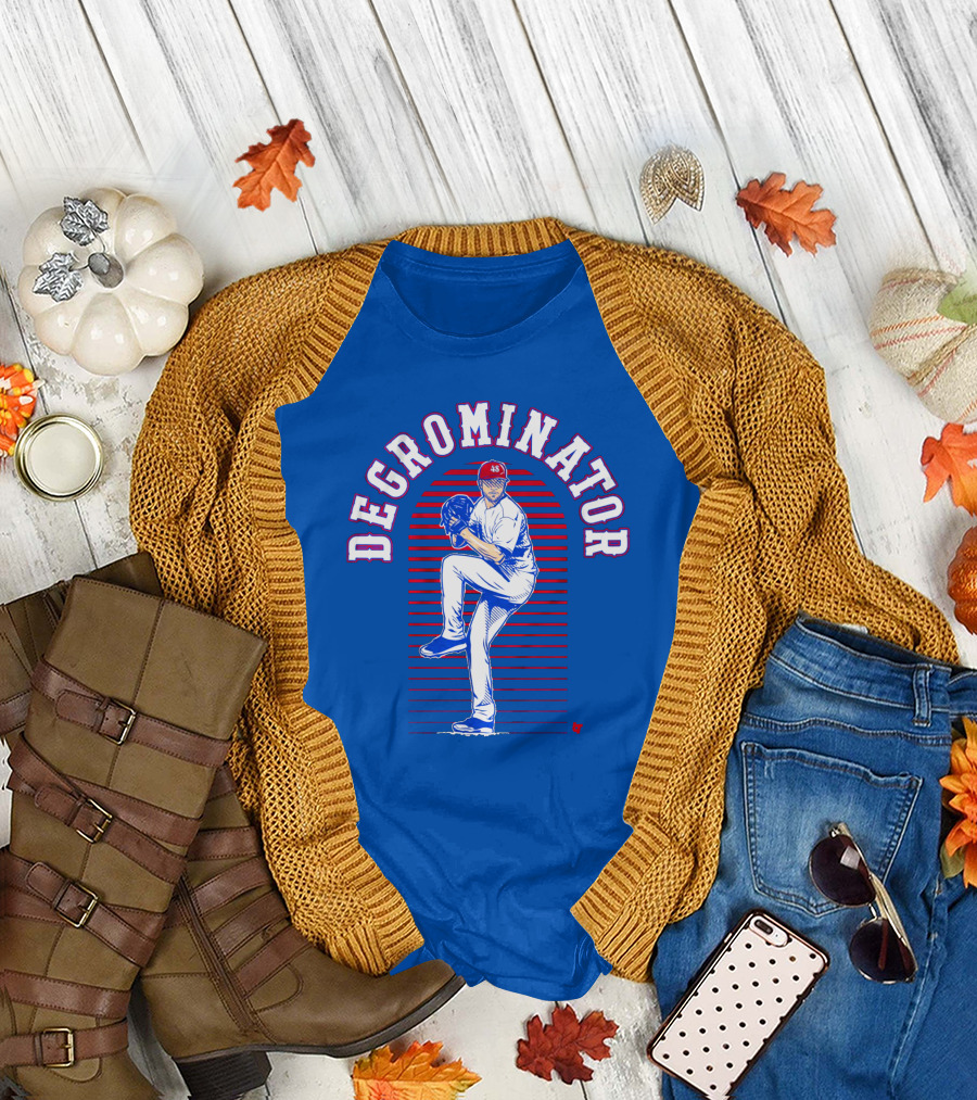 Degrominator Jacob DeGrom Baseball Pitching 48 T-Shirt
