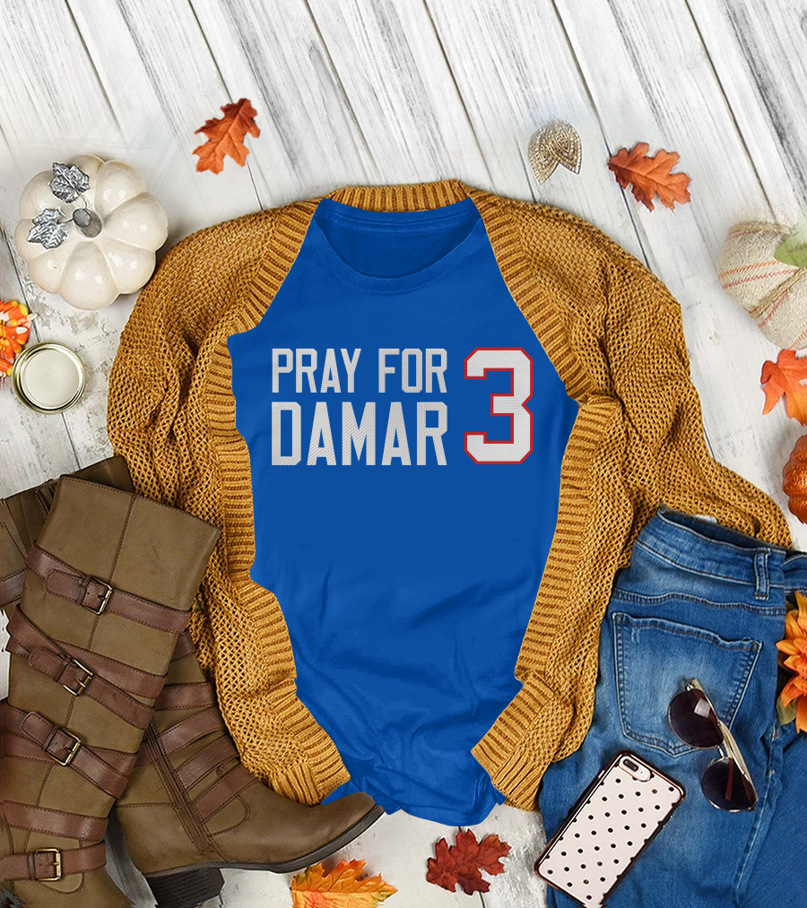 Pray for Damar 3 Buffalo Football Rally Support T-Shirt