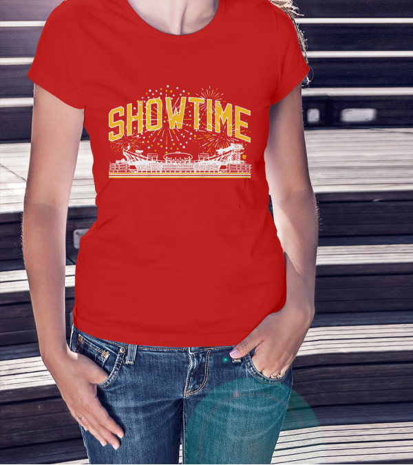 Kansas City Showtime Football Fireworks T-Shirt