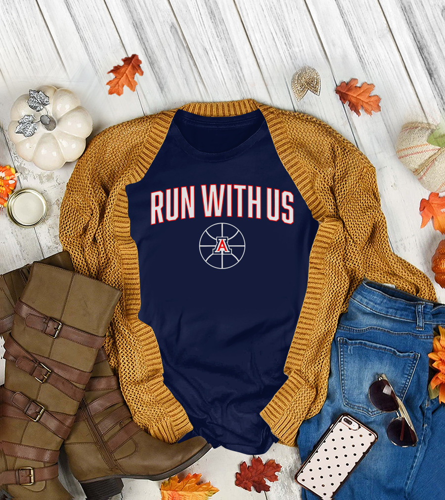 RUN WITH US Arizona Basketball A T-Shirt