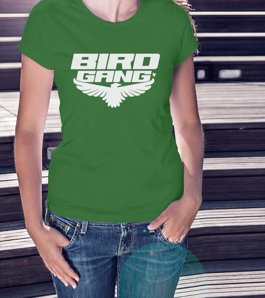 Bird Gang Eagles Wing Emblem T-Shirt