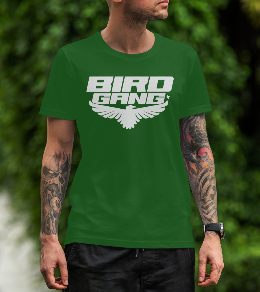 Bird Gang Eagles Wing Emblem T-Shirt