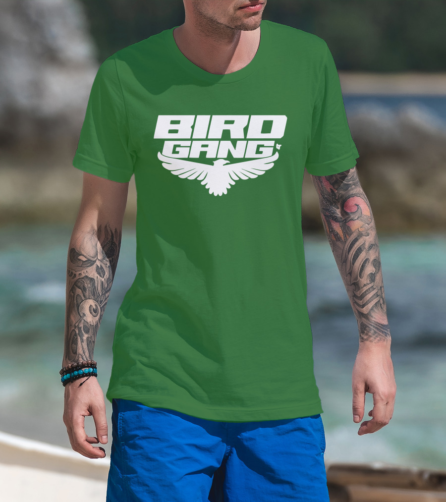 Bird Gang Eagles Wing Emblem T-Shirt