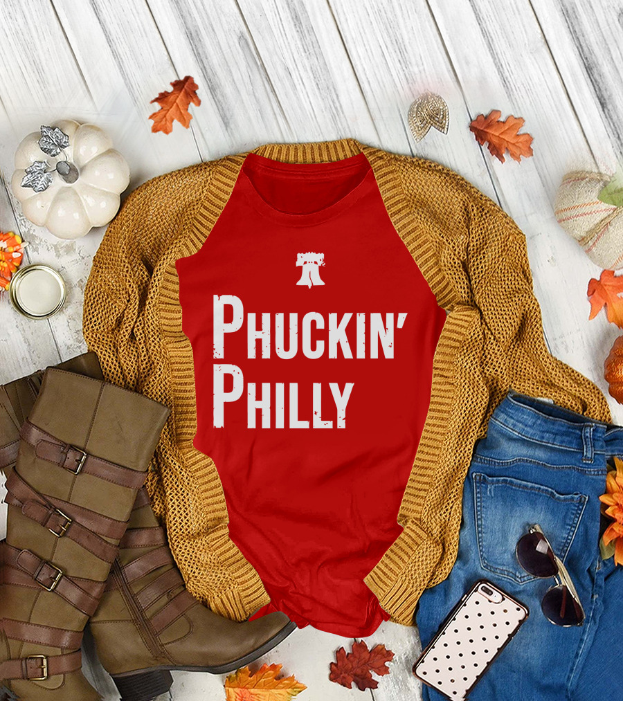 Phuckin Philly Liberty Bell Red T-Shirt