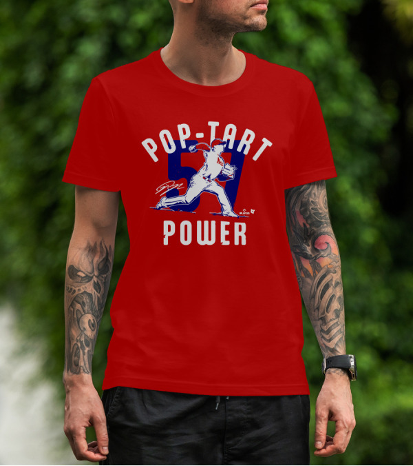 Pop Tart Power 59 Pitcher Players MLB T-Shirt