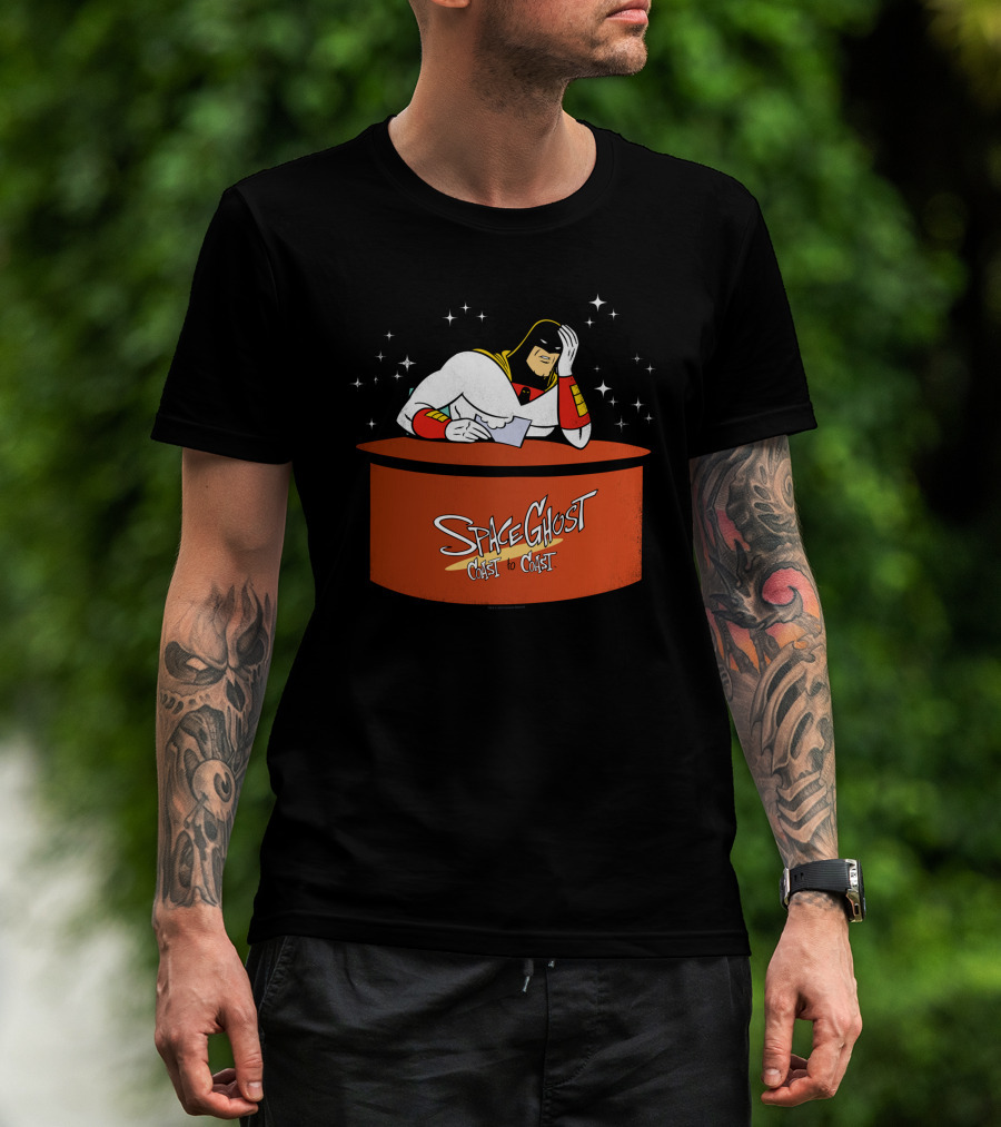 Space Ghost Coast To Coast Spacer Stars Desk T-Shirt
