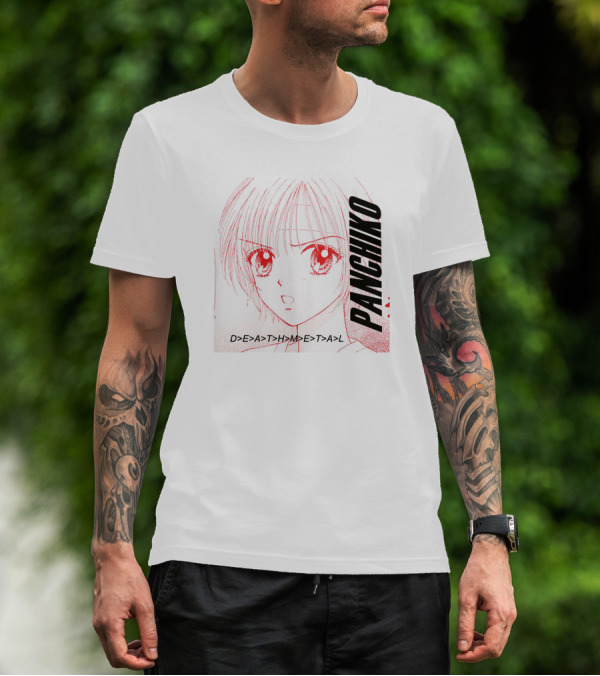 PANCHIKO D>E>A>T>H>M>E>T>A>L Anime T-Shirt