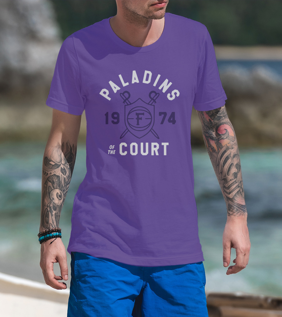 Paladins Of The Court 1974 F Shield Emblem T-Shirt