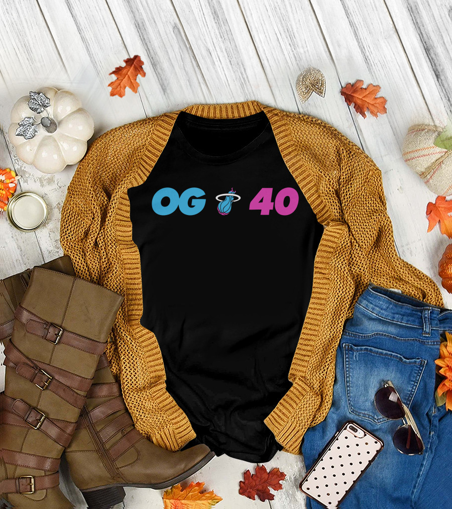 OG Miami Heat 40 T-Shirt