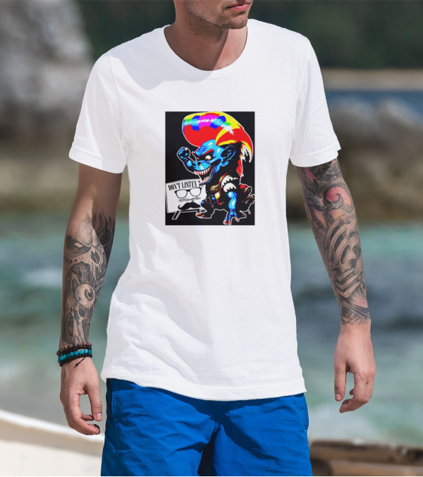 Don't Listen Sparkletroll Nerdcognito Glasses T-Shirt