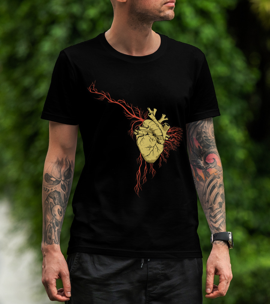 Heart Hispanic Heritage Month National Latino Culture Anatomical Heart T-Shirt