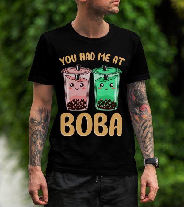 You Had Me At Kawaii Bubble Tea Boba T-Shirt