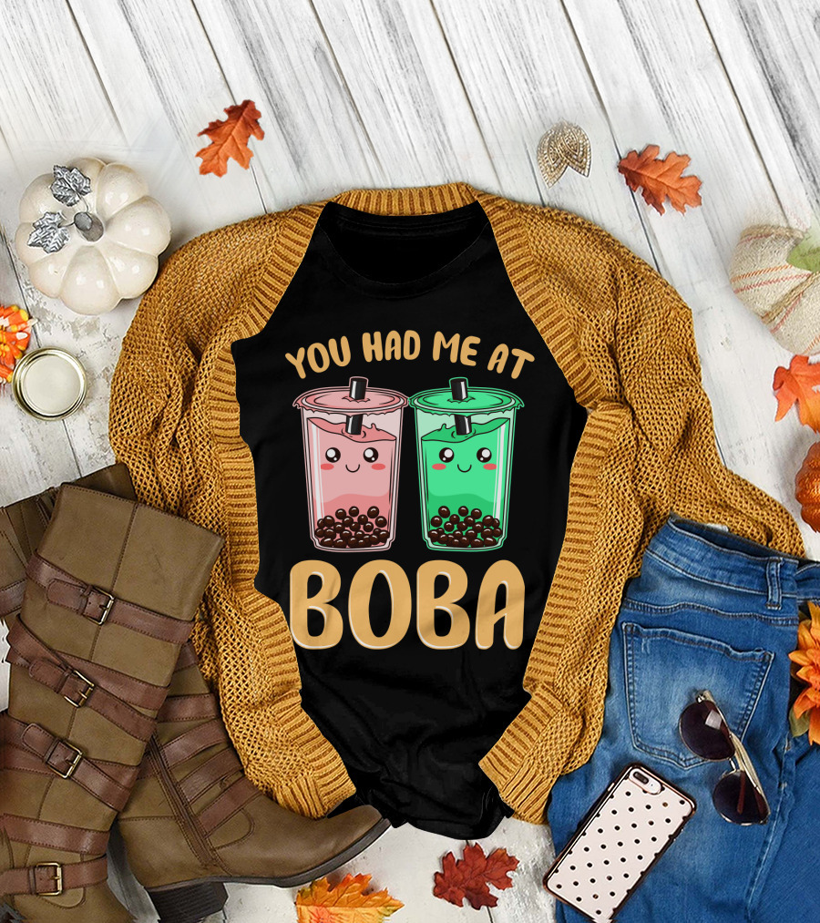 You Had Me At Kawaii Bubble Tea Boba T-Shirt