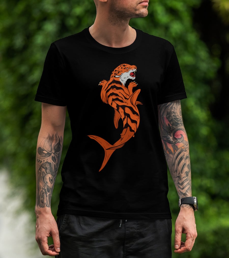 Tiger Shark Jawsome Tigershark Marine Biology Pun T-Shirt