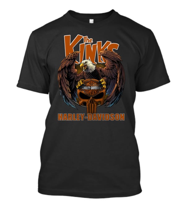 The Kinks Harley Davidson Motor Cycles Eagle T-Shirt
