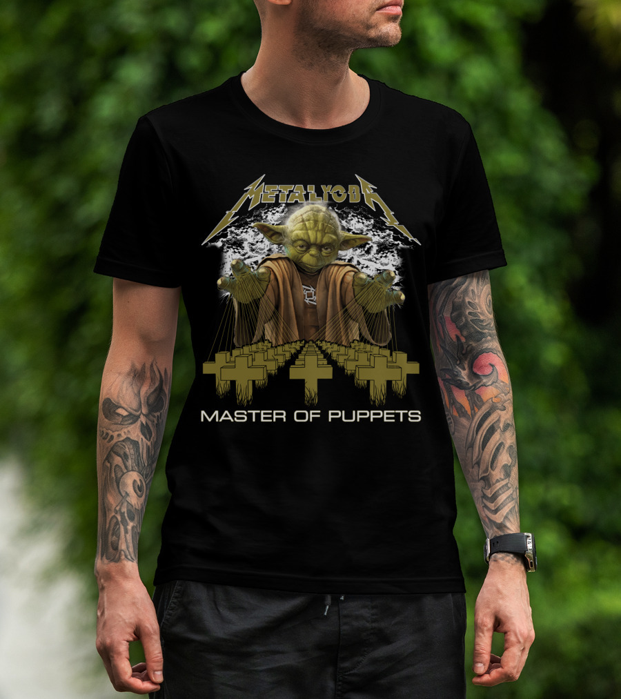 Metal Yoda Master Of Puppets T-Shirt
