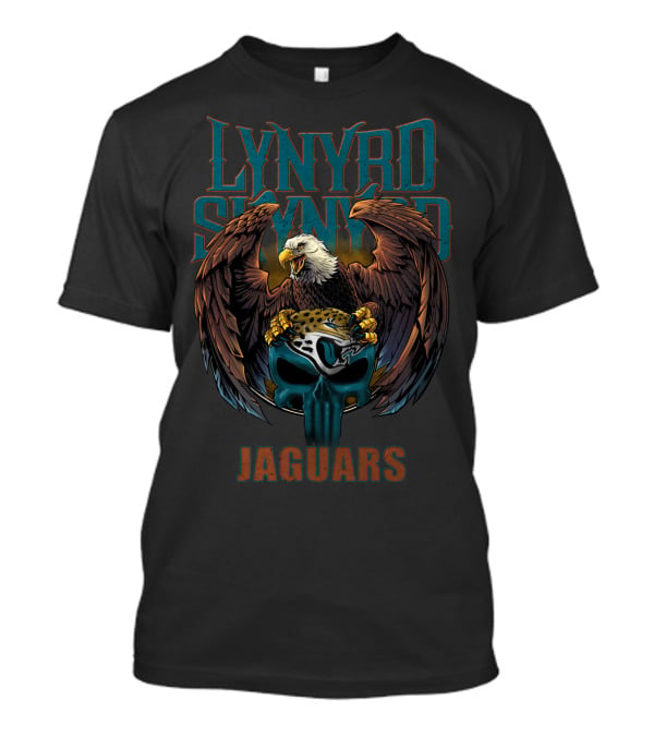 Lynyrd Skynyrd Jaguars Eagle Skull T-Shirt