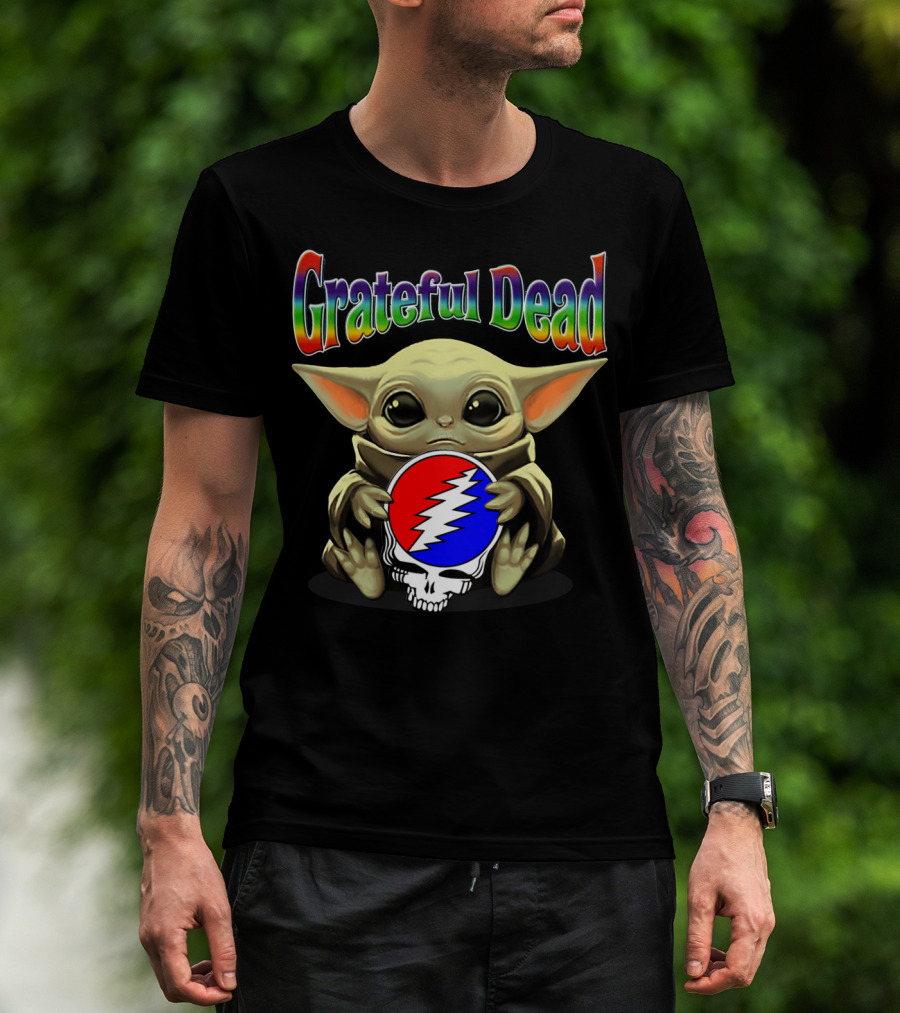 Grateful Dead Baby Yoda Steal Your Face T-Shirt