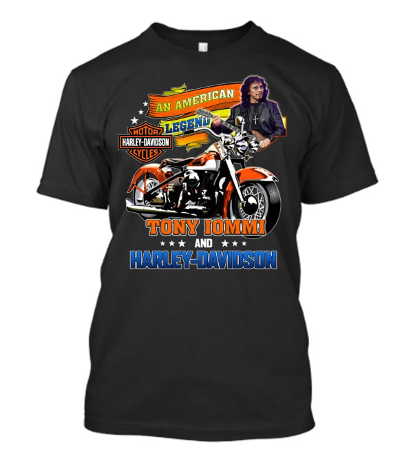 Tony Iommi An American Legend Harley Davidson Motor Cycles T-Shirt