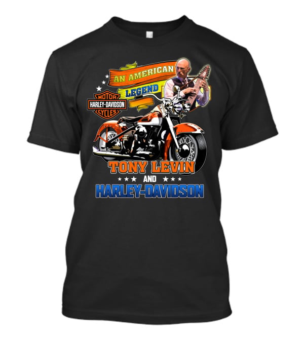 Tony Levin An American Legend Harley Davidson And Motorcycles T-Shirt