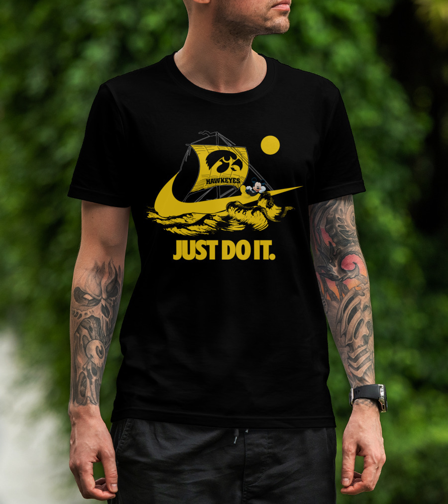 Just Do It Hawkeyes Nike T-Shirt
