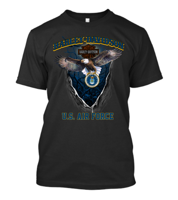 Harley Davidson Motor Harley Davidson Cycles U.s. Air Force T-Shirt