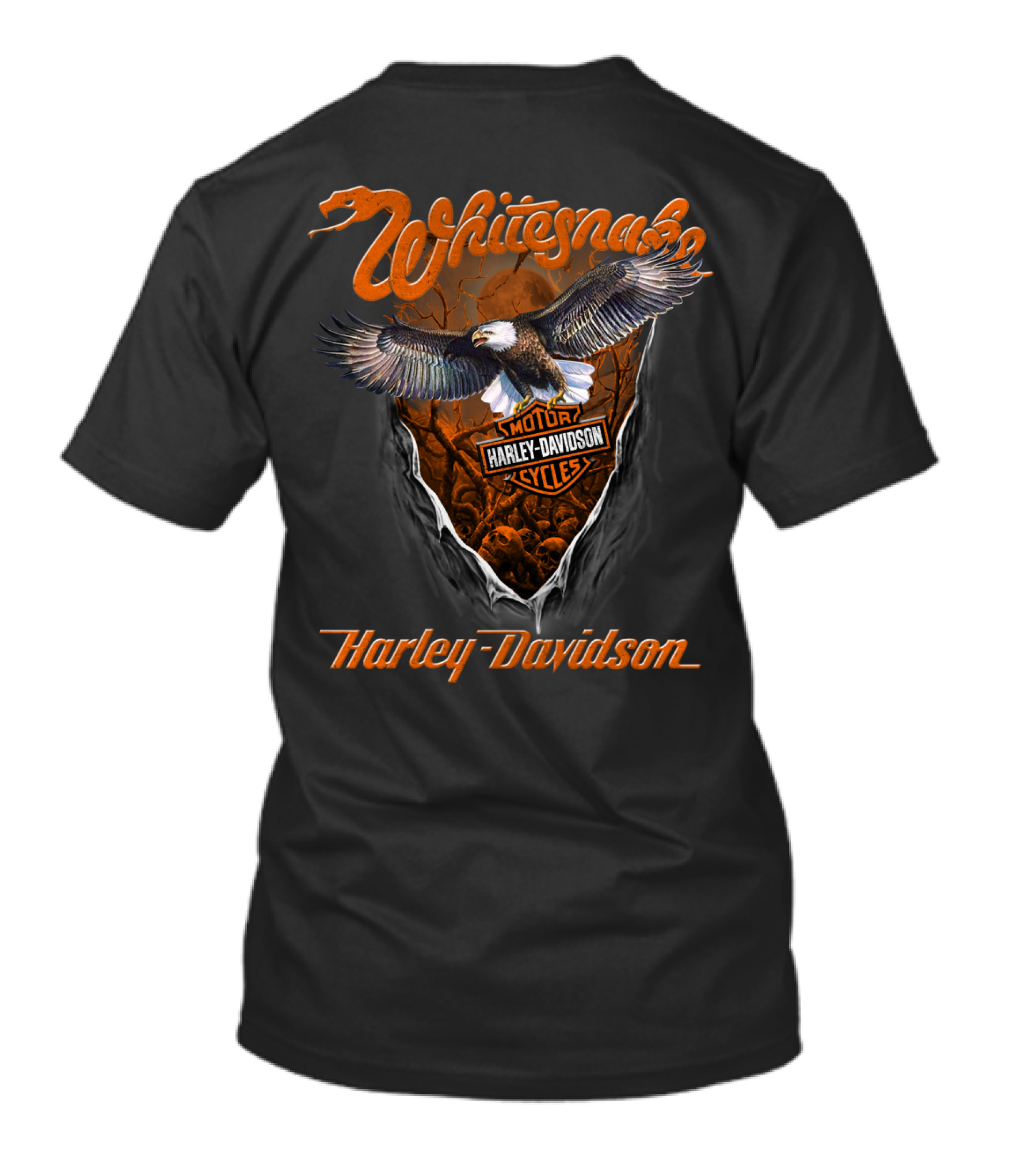 Whitesnake Harley Davidson Eagle Motorcycles T-Shirt