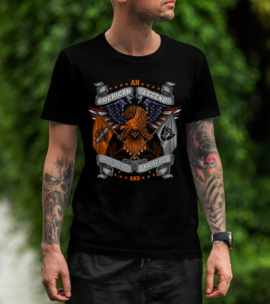 An American Legend Harley Davidson Raiders T-Shirt