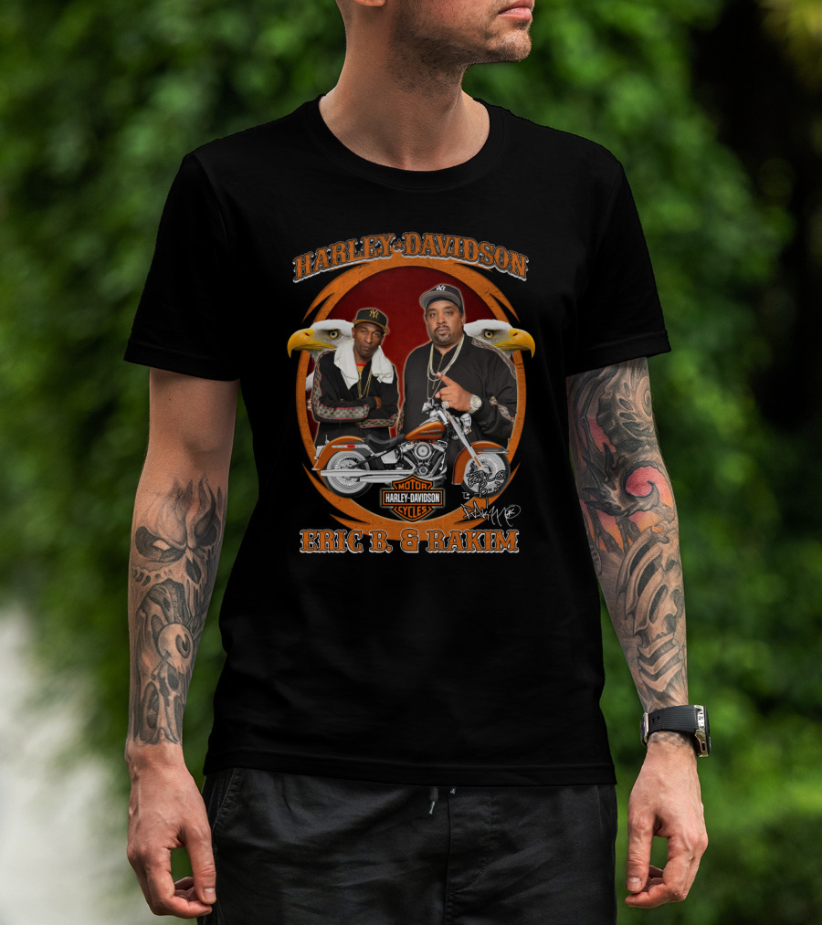 Harley Davidson Eric B. & Rakim Motorcycles Eagles T-Shirt